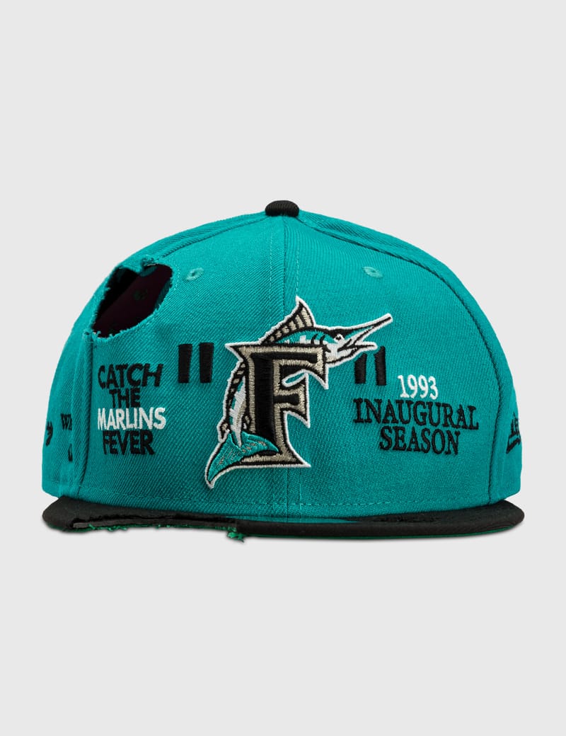 OFF-WHITE X NEW ERA MLB マイアミ マーリンズ 59FIFTY Cap-