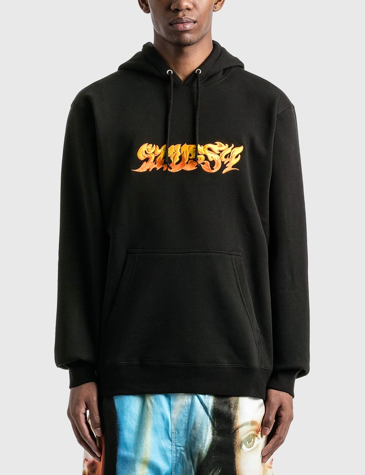 Stussy fire hoodie Clearance