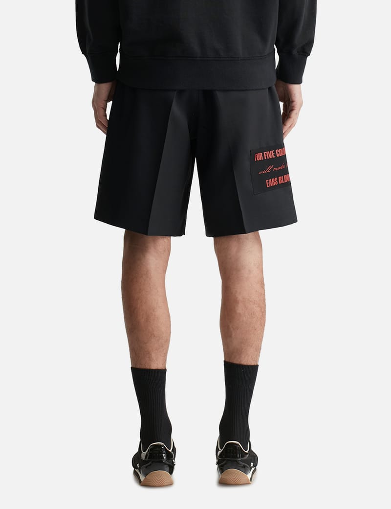 Undercover - UP1E4508 Punk Graphic Patchwork Tailor Shorts