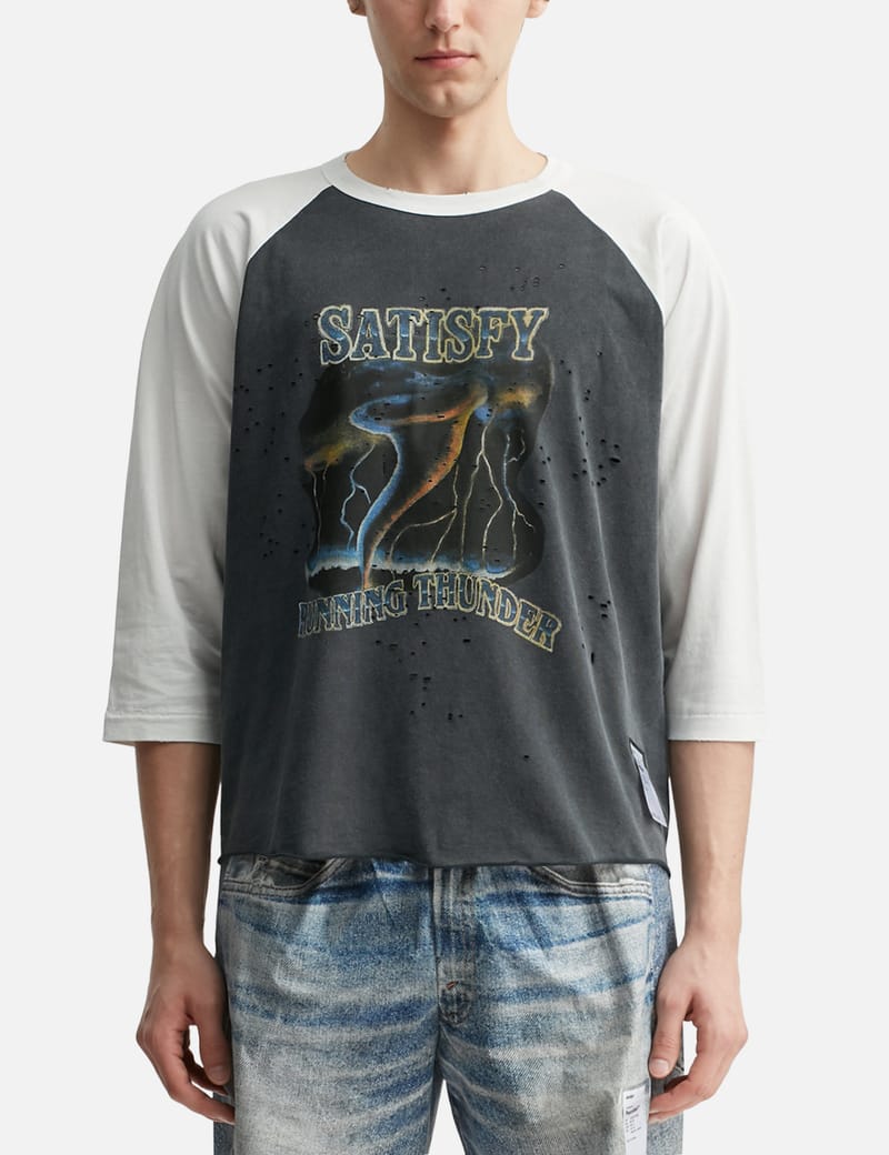 SATISFY MothTech™ Baseball T-Shirt - Organic cotton running top