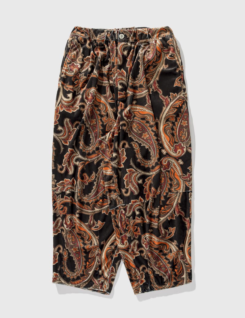 TIGHTBOOTH - PAISLEY VELOR BALLOON PANTS | HBX - Globally Curated
