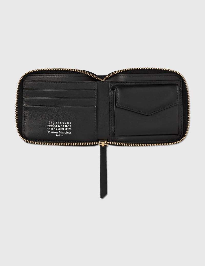 Maison Margiela - Small Zip Around Wallet | HBX - Globally Curated Fashion  and Lifestyle by Hypebeast