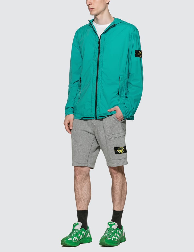 STONE  ストーンアイランドskin touch pakable STONE ISLAND - SKIN TOUCH NYLON-TC - PACKABLE SKY BLUE