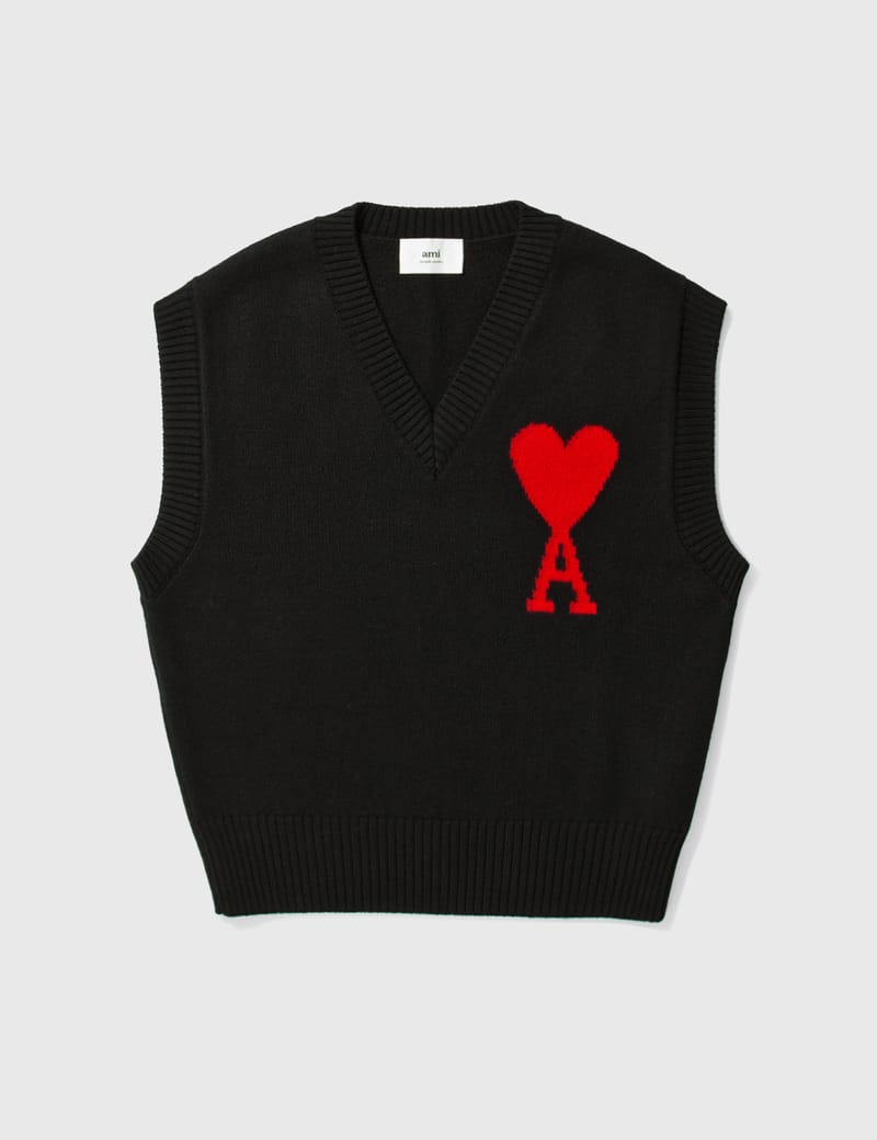 Ami - Ami De Coeur Sleeveless Sweater | HBX - Globally Curated
