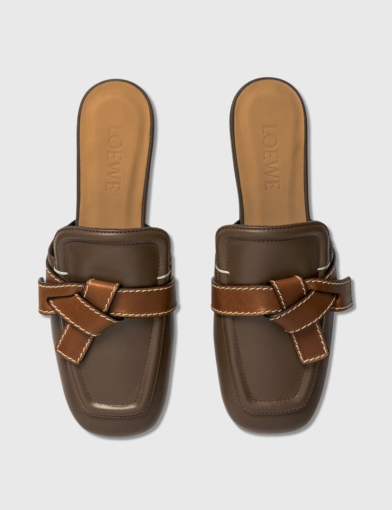 【LOEWE】 GATE FLAT MULE Loewe - Gate Flat Mule | HBX - Globally Curated Fashion and