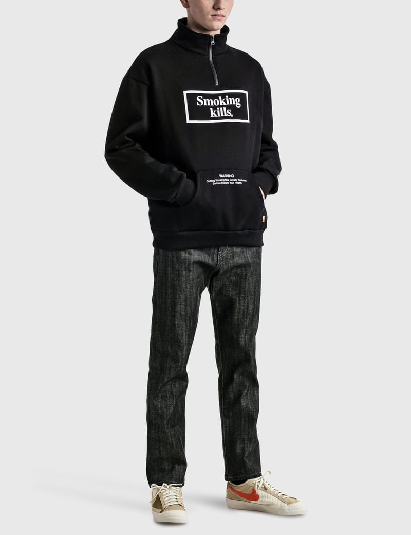 FR2 - Smoking Kills Half Zip Pullover | HBX - Globally Curated