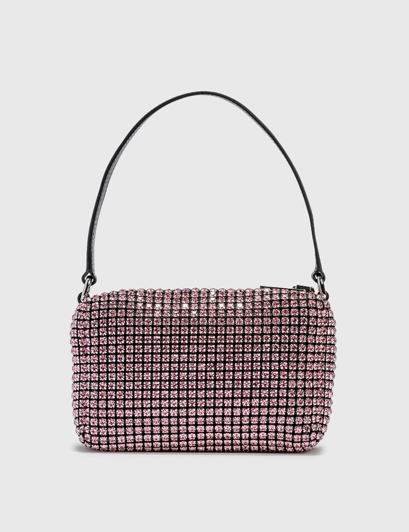 パーティーバッグ Alexander Wang Heiress Medium Handbag In Rhinestone Mesh Alexander Wang Heiress Medium Rhinestone Mesh Bag in