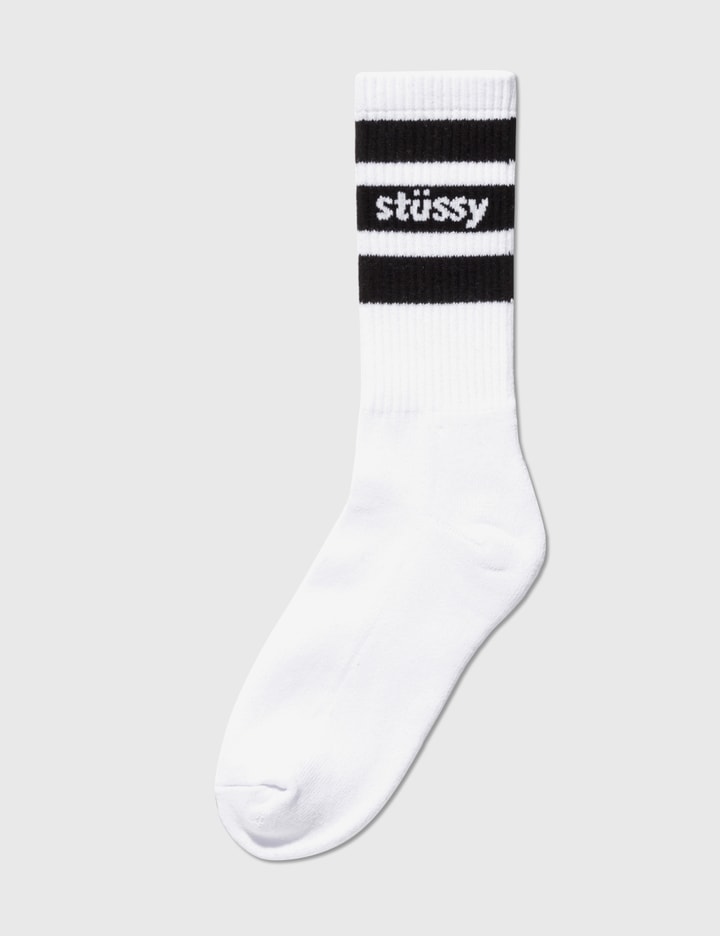 Stüssy - Stripe Crew Socks | HBX - Globally Curated Fashion and ...