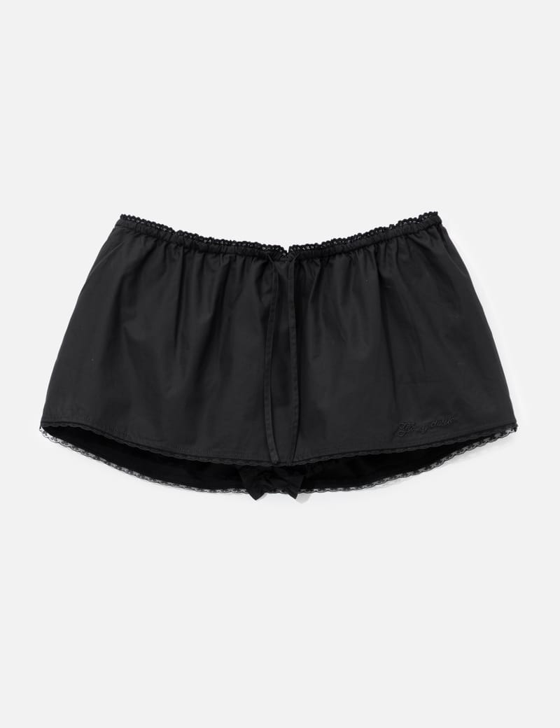 Glowny Scalloped Lace Mini Skort - 볼륨감 있는 3중 레이어 레이스