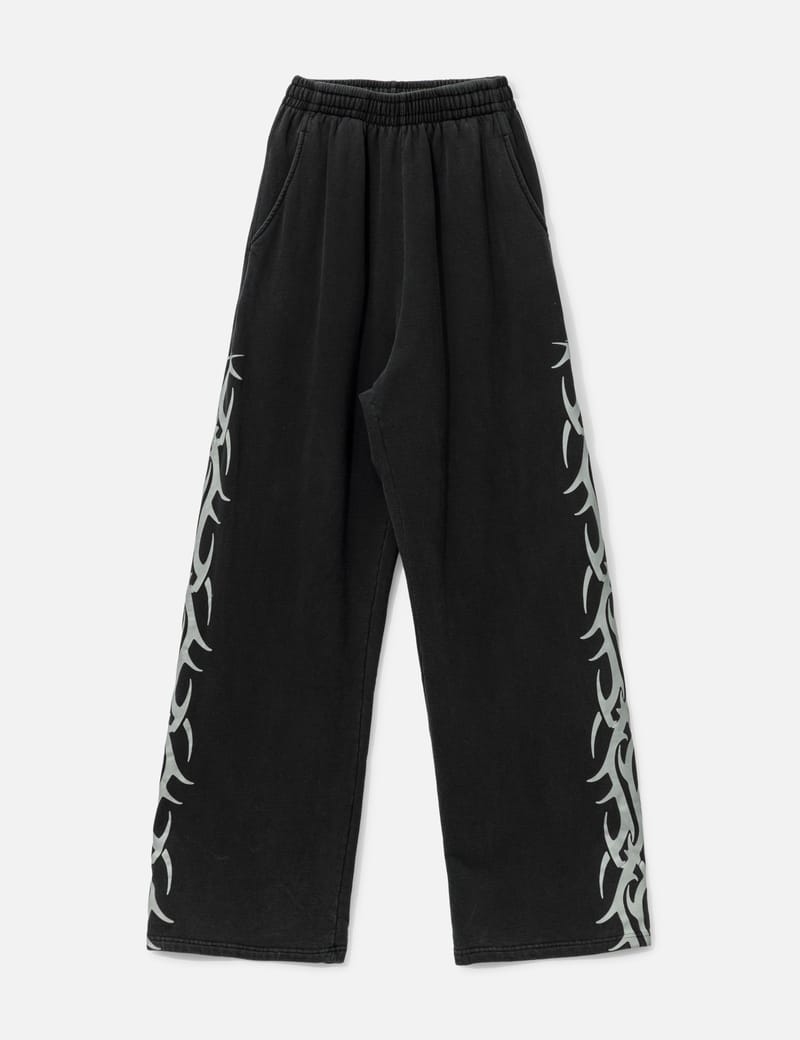 Bravest Studios - Vintage Black Tribal Baggy Sweatpants | HBX