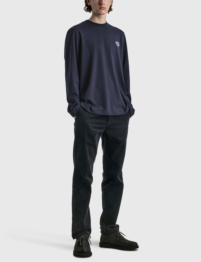 A.P.C. - Olivier Long Sleeve T-Shirt | HBX
