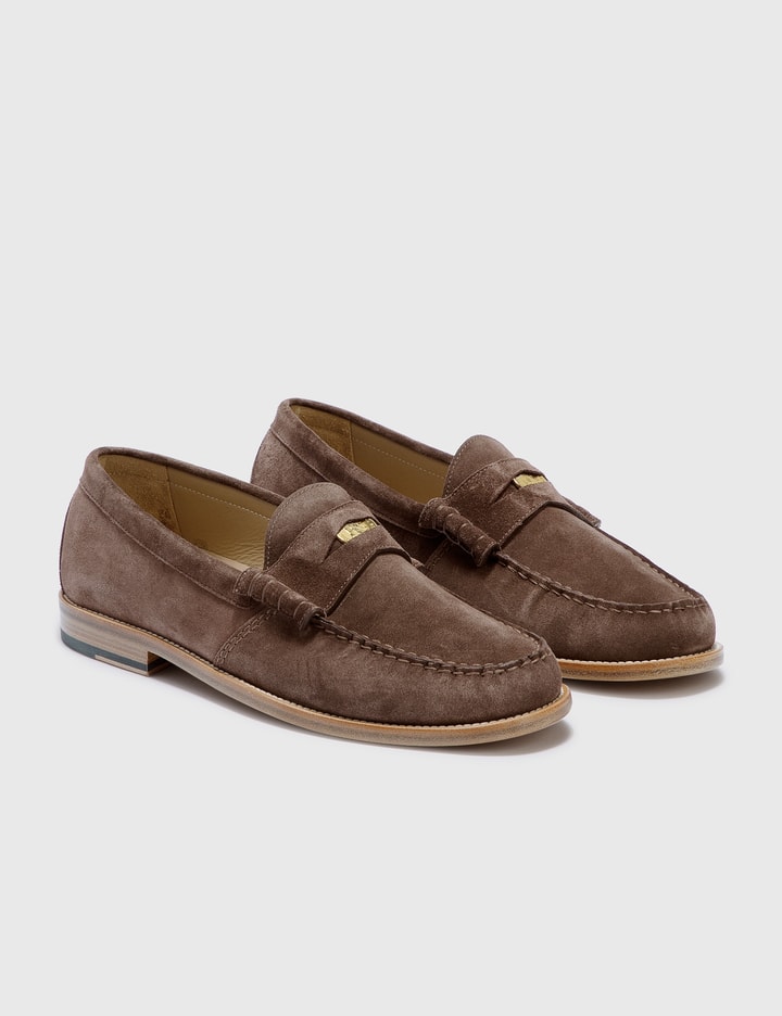 Rhude - Suede Penny Loafer | HBX - Globally Curated Fashion and ...