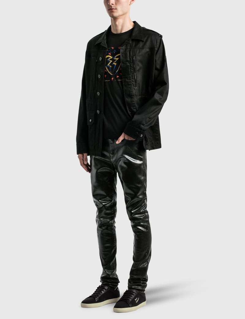 Saint Laurent - Military Parka In Cotton And Ramie Gabardine