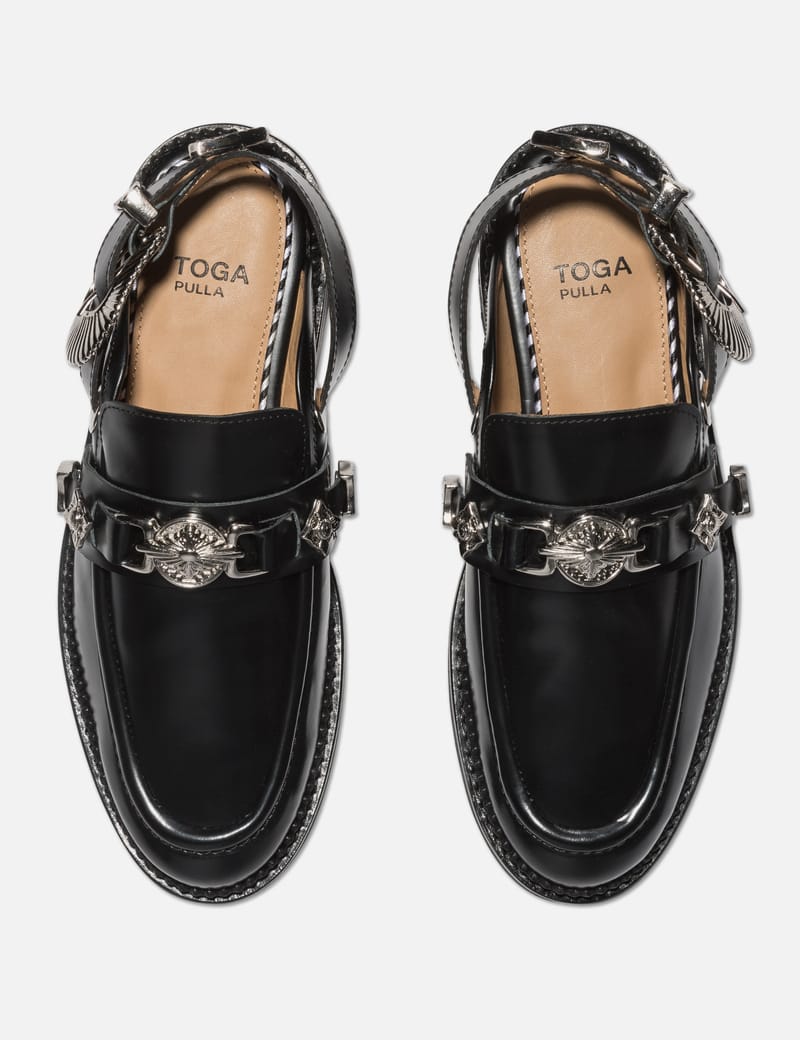 TOGA 19aw metal loafer-