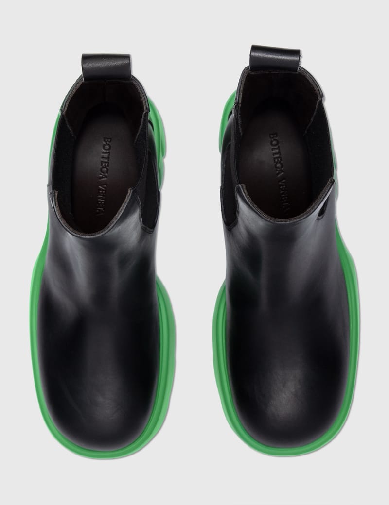 ミドルブーツ (W) Bottega Veneta Flash Chelsea Boots Black Grass Bottega Veneta Flash Chelsea Boots Look Good in Green