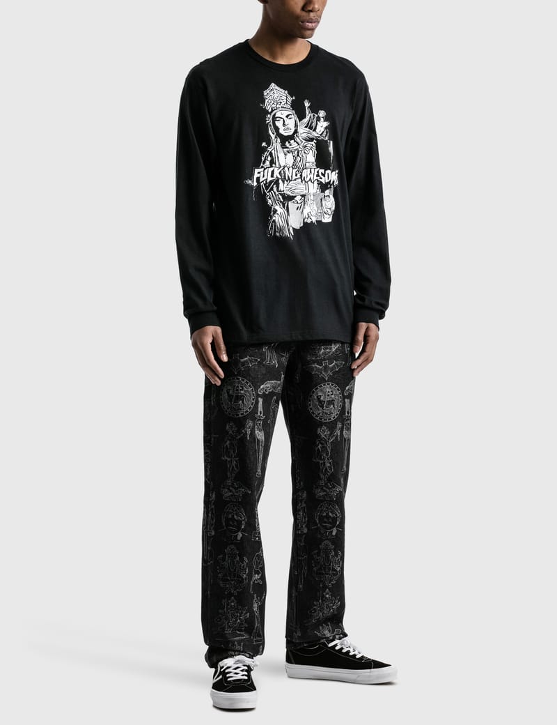 Fucking Awesome - Reflective Regular Fit Jeans | HBX - Globally ...