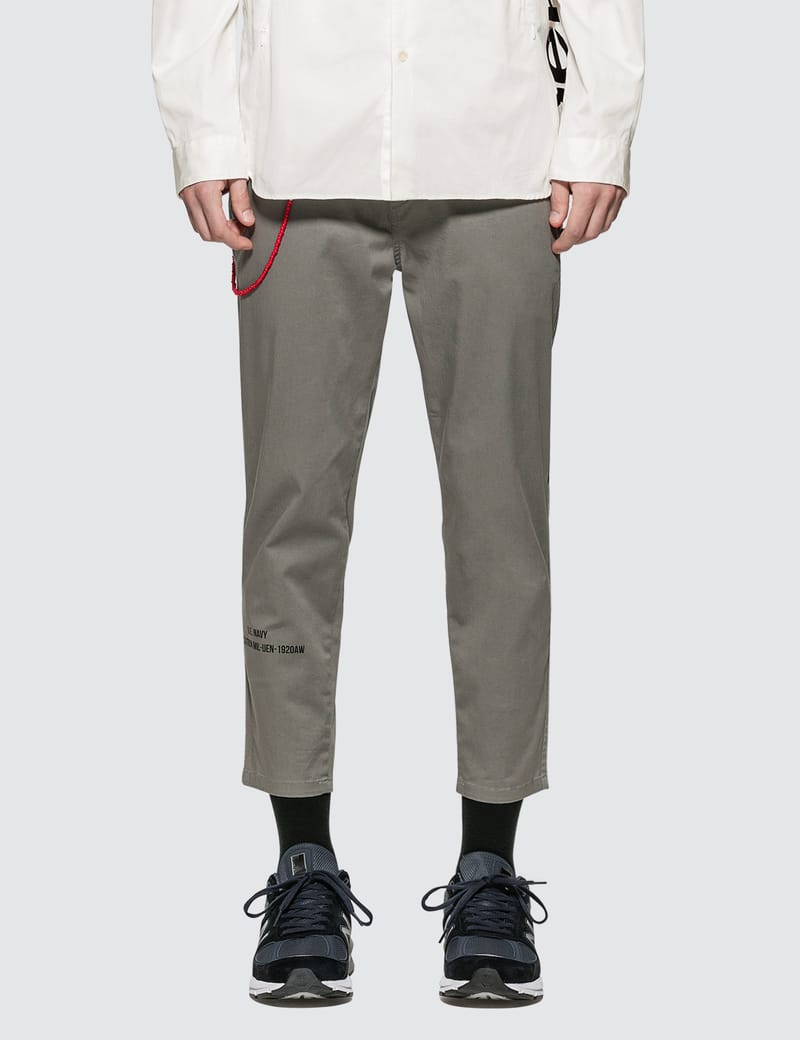 uniform experiment - Graffiti Slim Fit Chino Pants | HBX