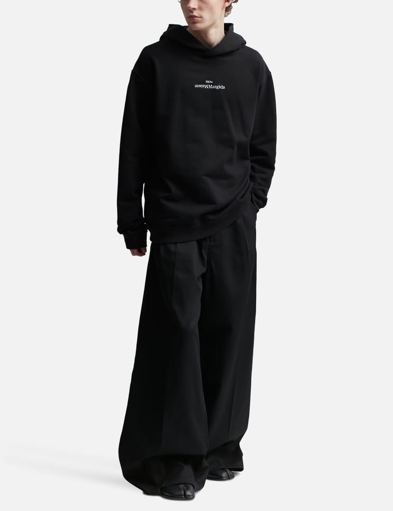 Maison Margiela - Distorted Logo Hoodie | HBX - Globally Maison Margiela - Distorted Logo Hoodie | HBX - Globally