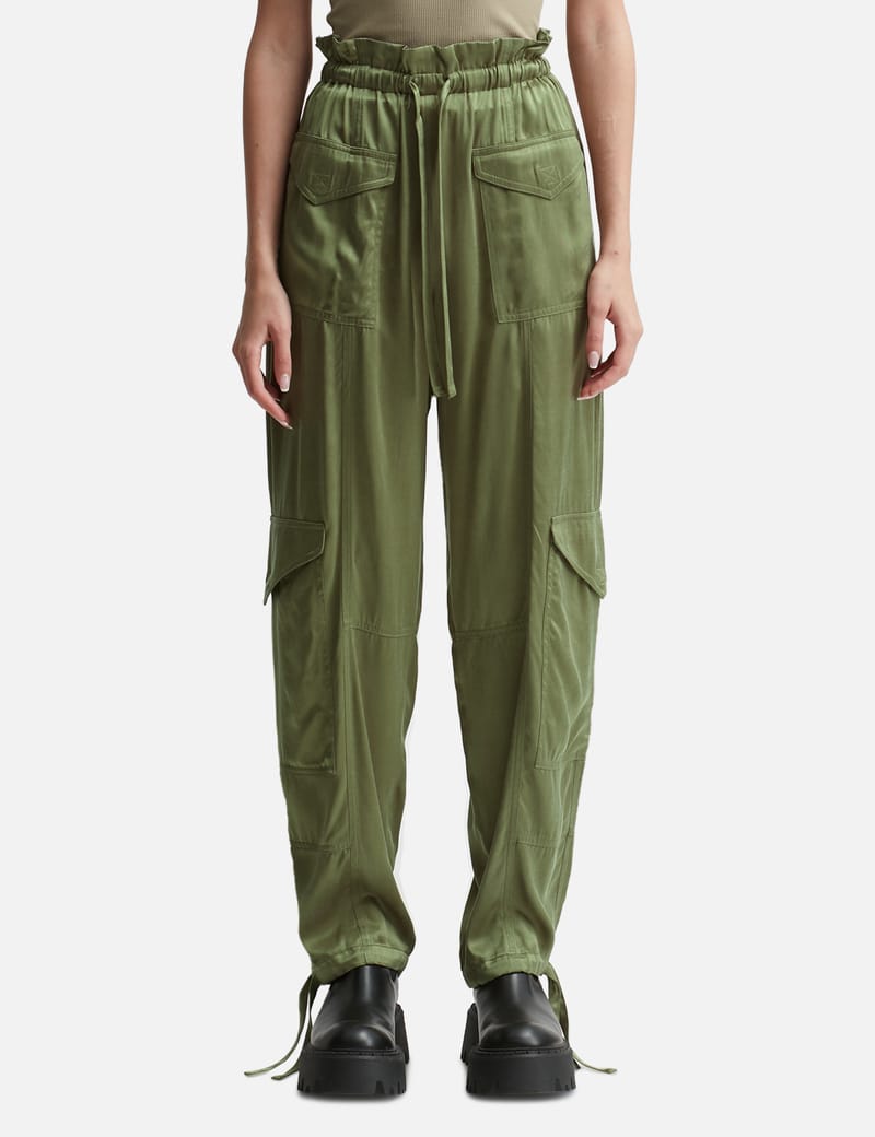 Ganni - Washed Satin Pants | HBX - Globally Curated Fashion and