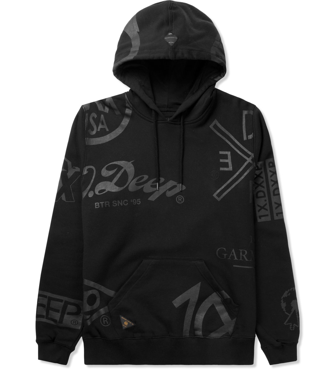 10.Deep - Black Full Clip Hoodie | HBX - Globally Curated Fashion and ...