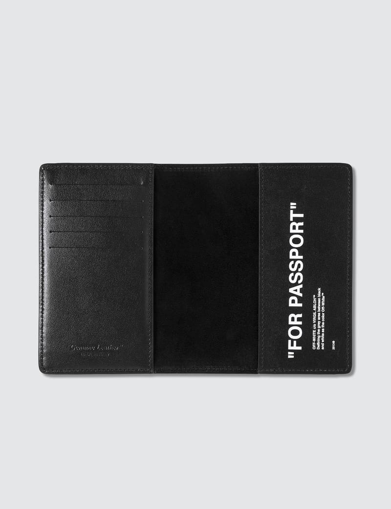 Off-White™ - Quote Passport Holder | HBX