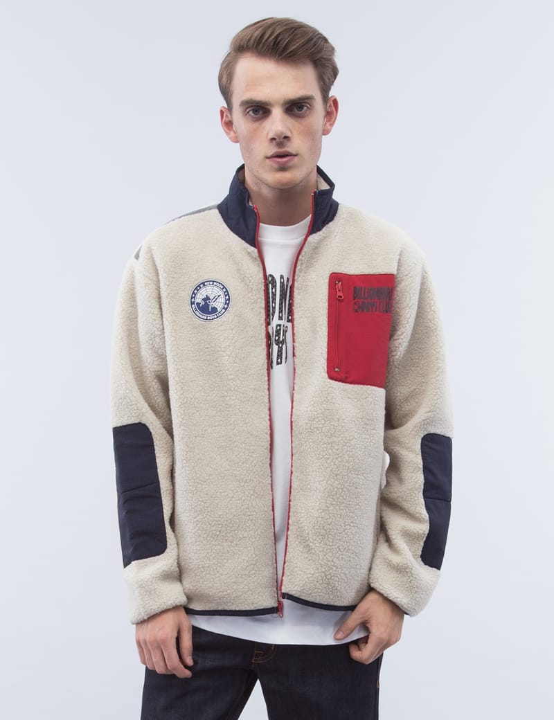 Billionaire Boys Club - Sherpa Fleece Zip Through Jacket | HBX