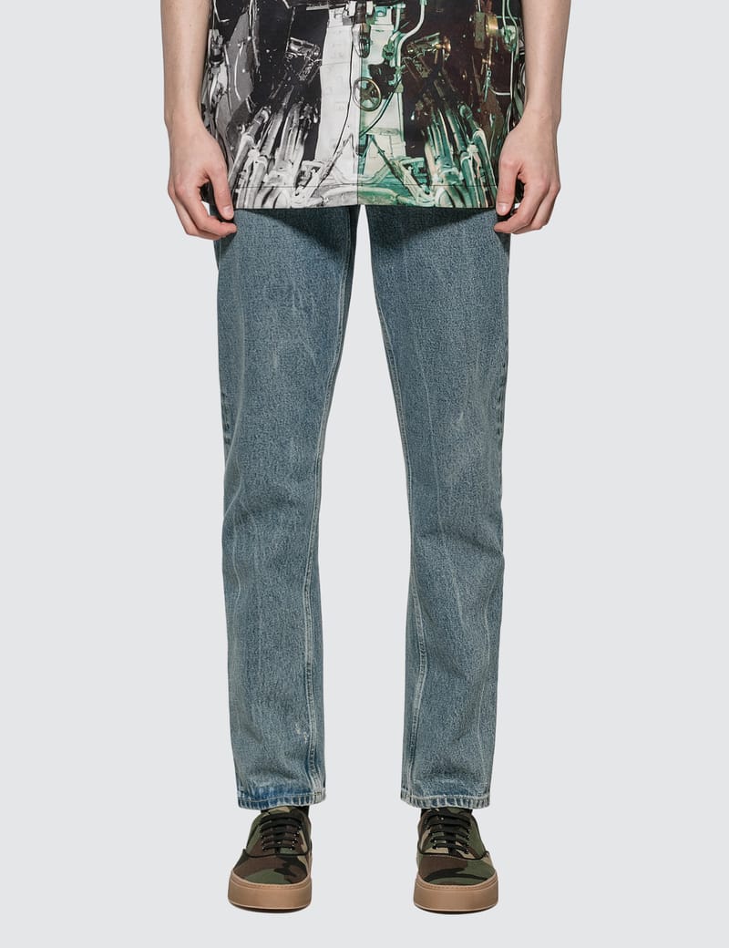 Burberry - Straight Fit Distressed Denim Jeans | HBX - ハイプ