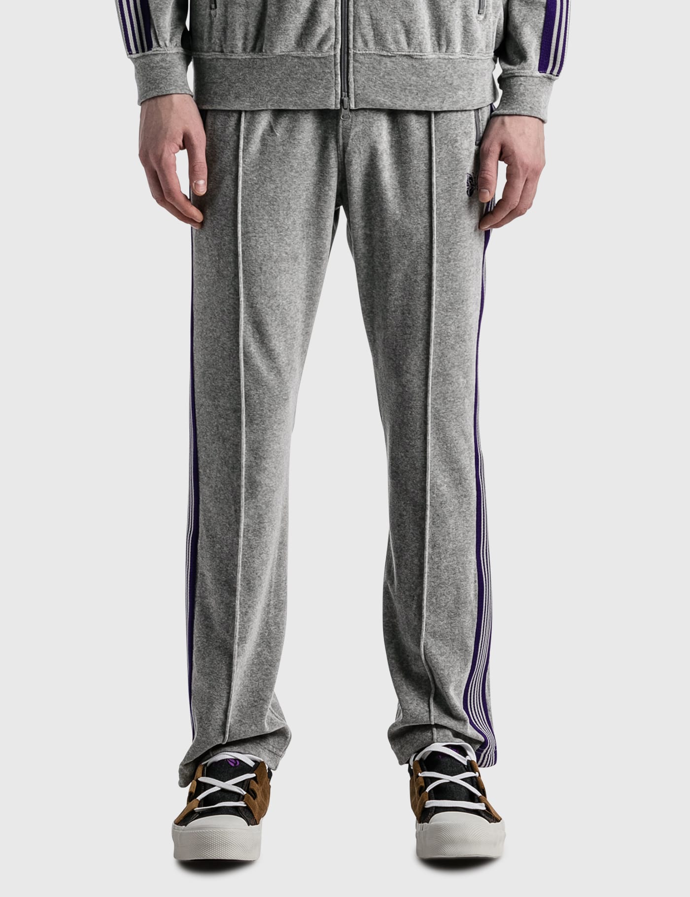 Needles - Velour Narrow Track Pants | HBX - Globally Curated