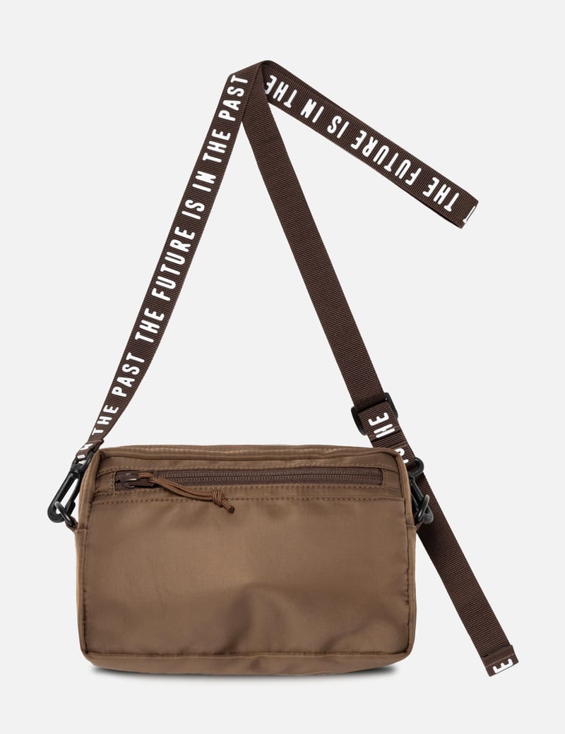Human Made Military Pouch Small - Compact brown nylon military