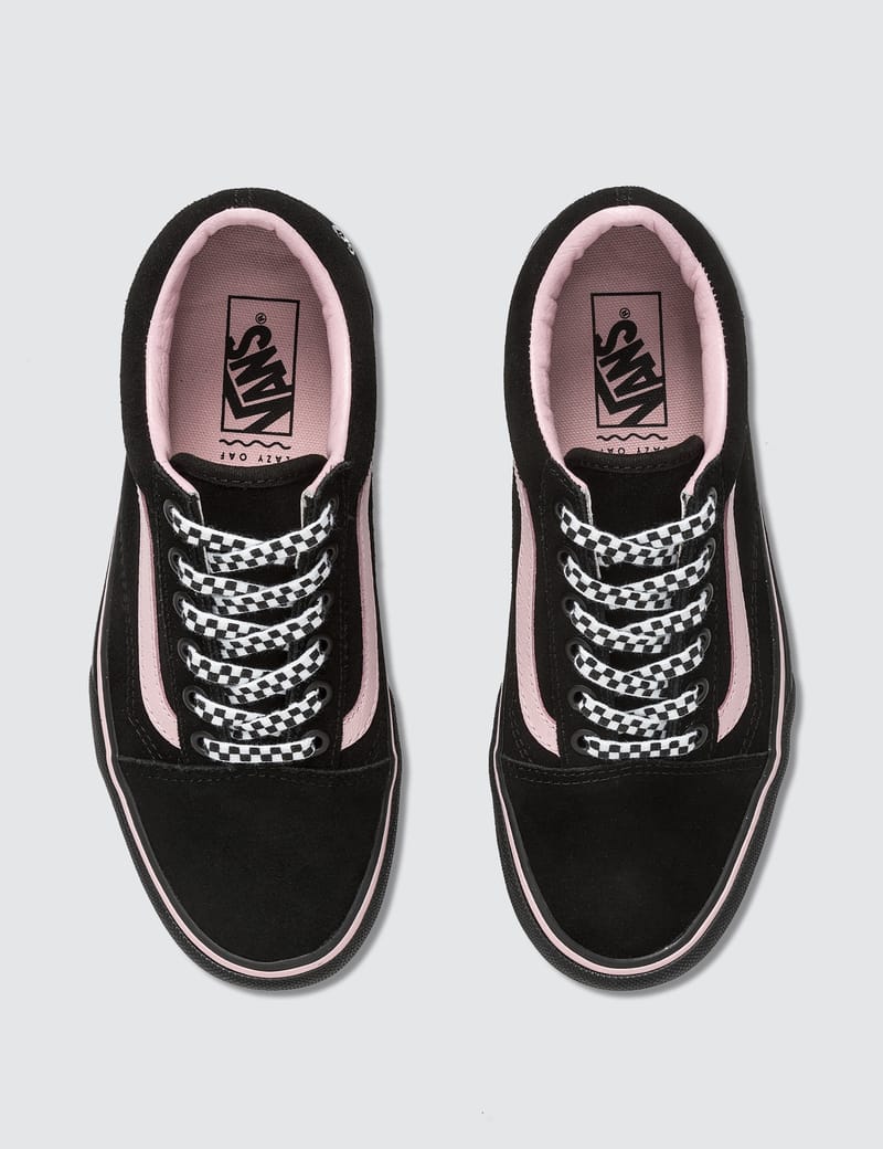 Vans x lazy oaf old skool platform outlet black