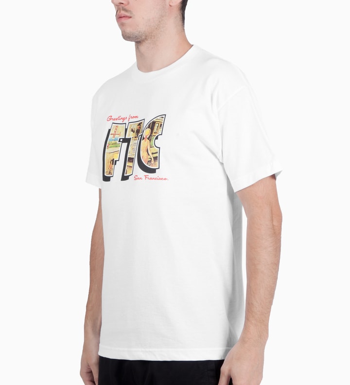 FTC - White GREETING FROM T-Shirt | HBX - Globally Curated Fashion