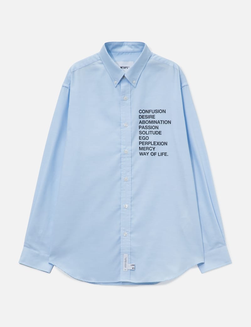 トップス WTAPS BD 01 / LS / CTPL. OXFORD. RF WTAPS BD 01 / LS / CTPL. OXFORD. RF - 防シワ性のある