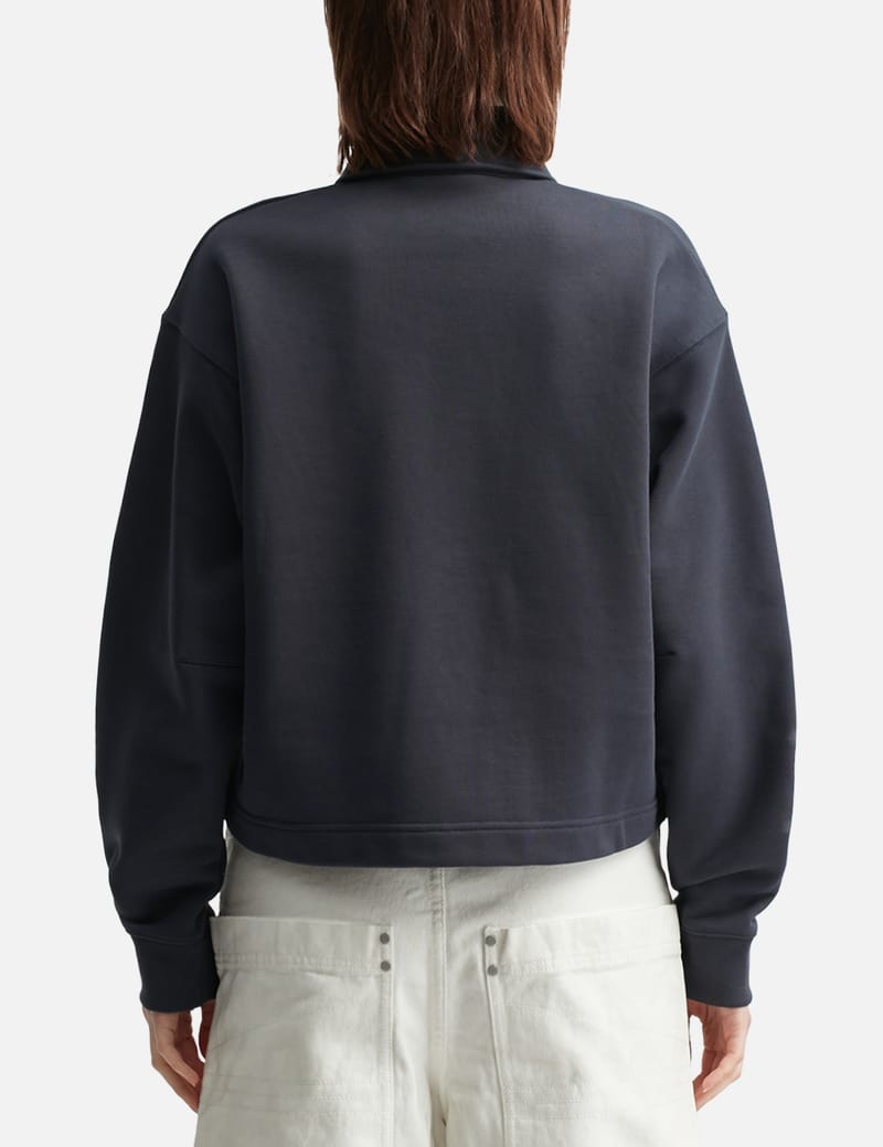 メゾンキツネ - Baby Fox Cropped Polo Sweatshirt | HBX