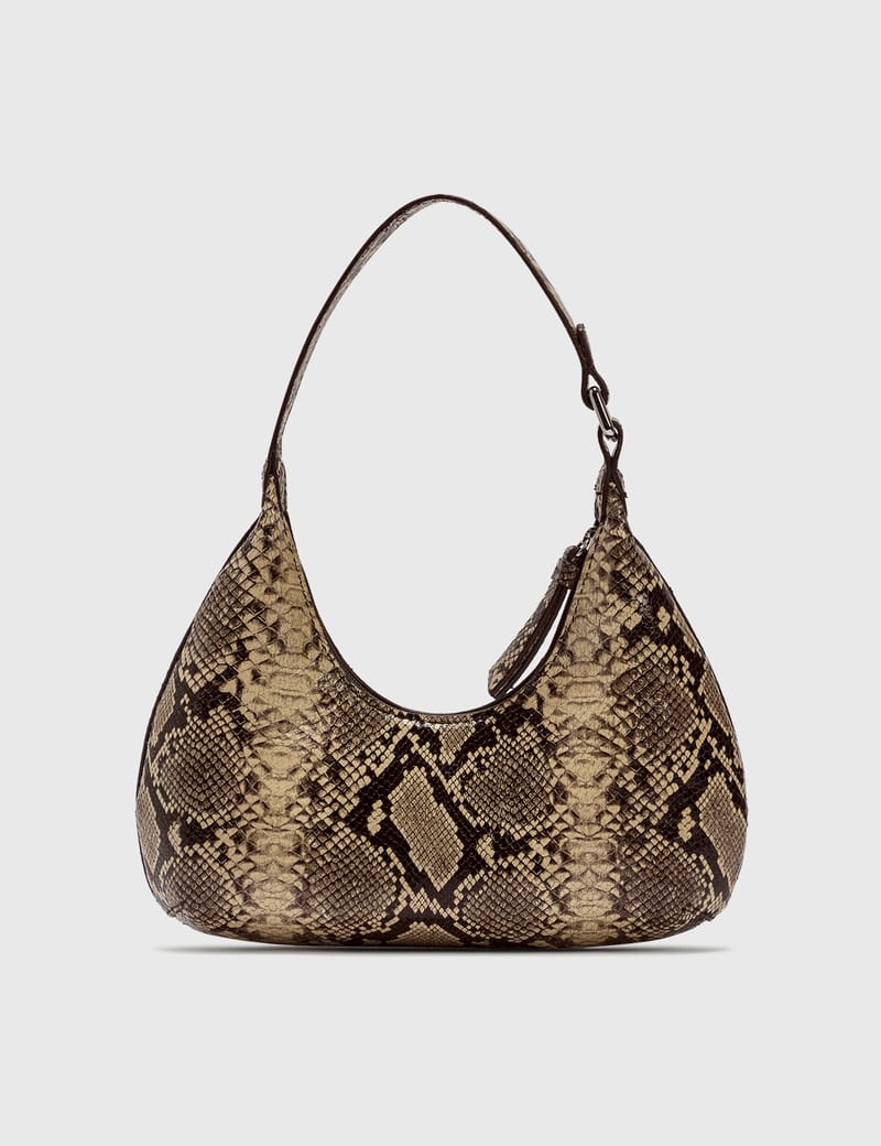 Snake print 2025 leather bag