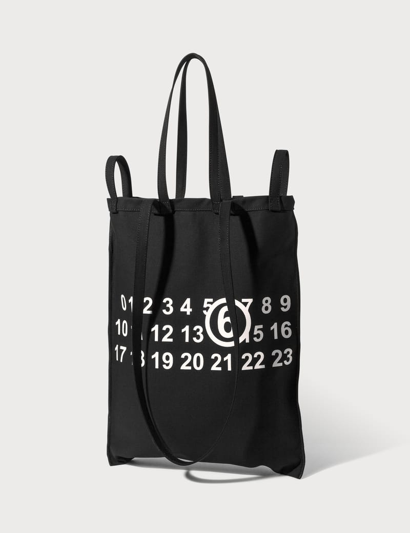 MM6 Maison Margiela - Multi Handle Logo Tote Bag | HBX - Globally