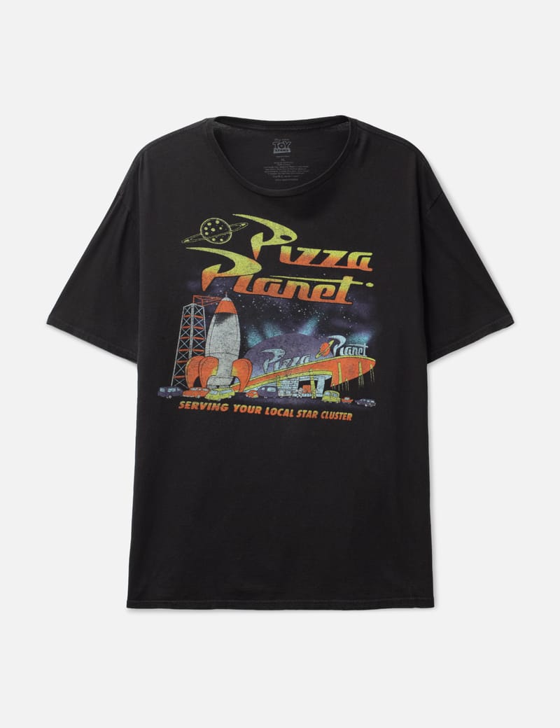 Vintage Toy Story Pizza Planet T-Shirt - Black vintage tee with