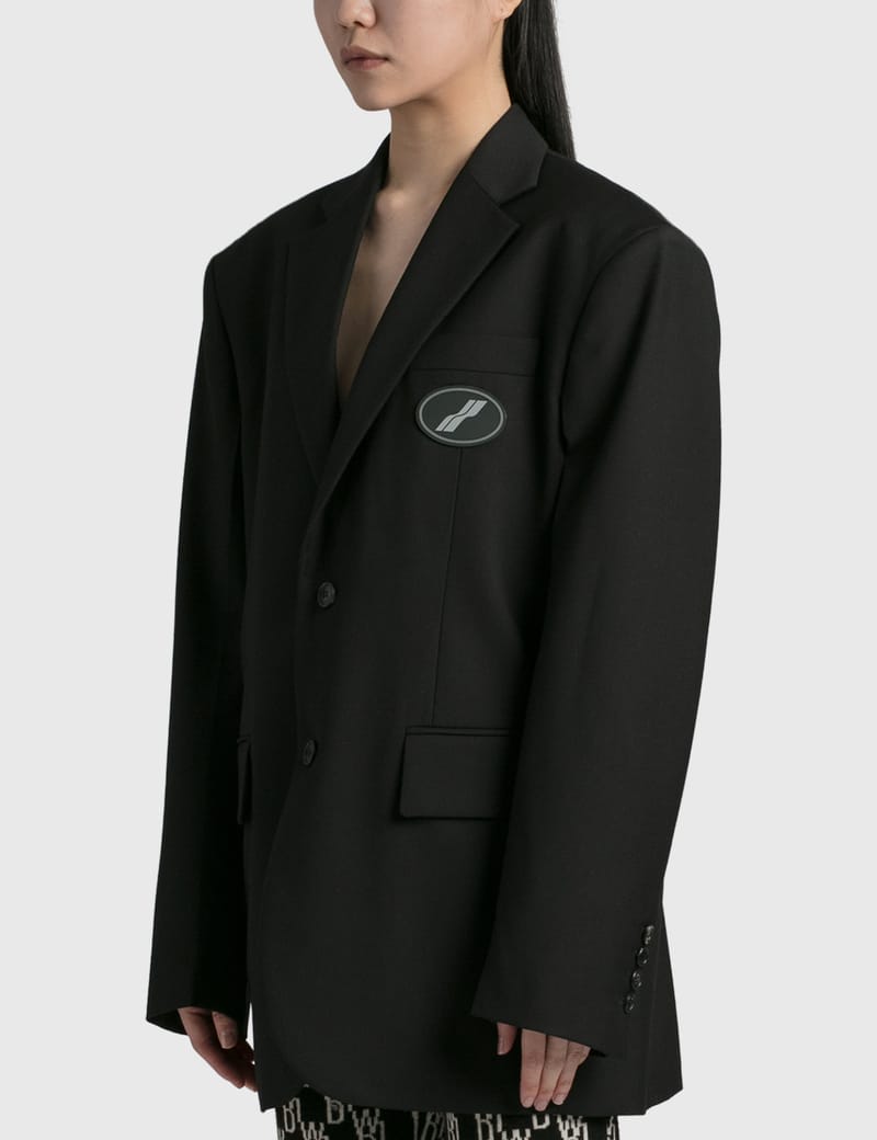 We11done - オーバーサイズ スーツ ロゴ ブレザー | HBX