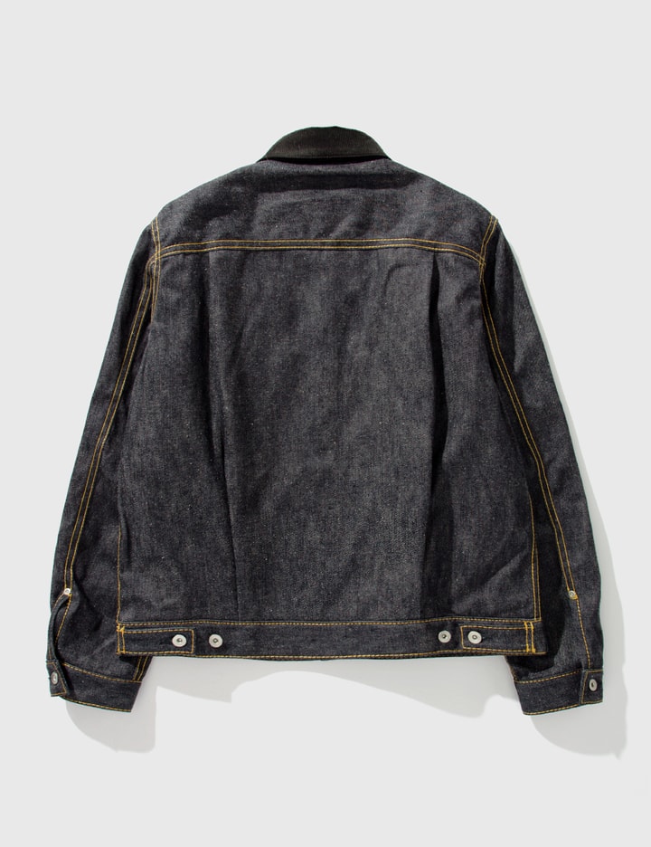 Sacai - BEYONDEXX Denim Blouson jacket | HBX - Globally Curated Fashion ...