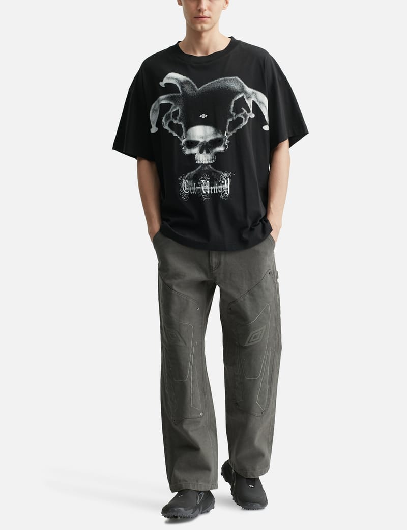 Umbro Umbro x Slam Jam Lasered Jester T-Shirt - Boxy cotton tee