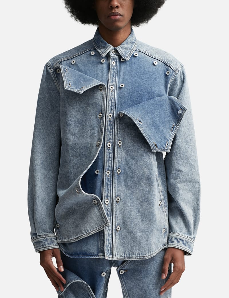 Y/PROJECT - Snap Off Denim Shirt | HBX