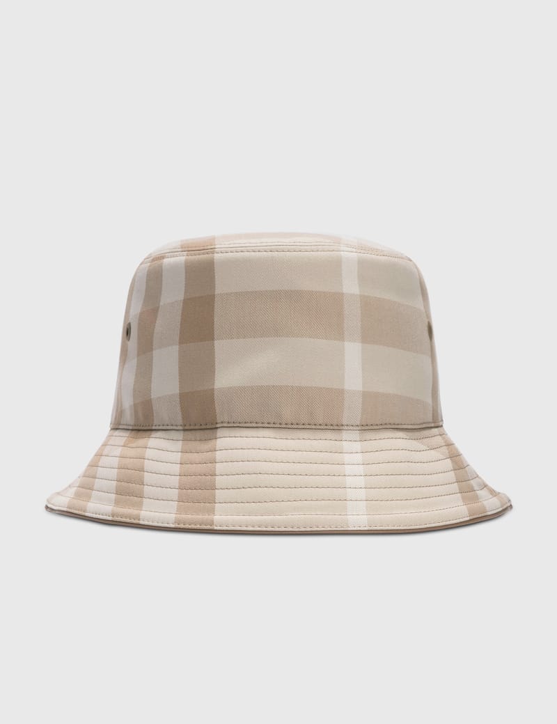 Burberry - Check Cotton Bucket Hat | HBX - Globally Curated
