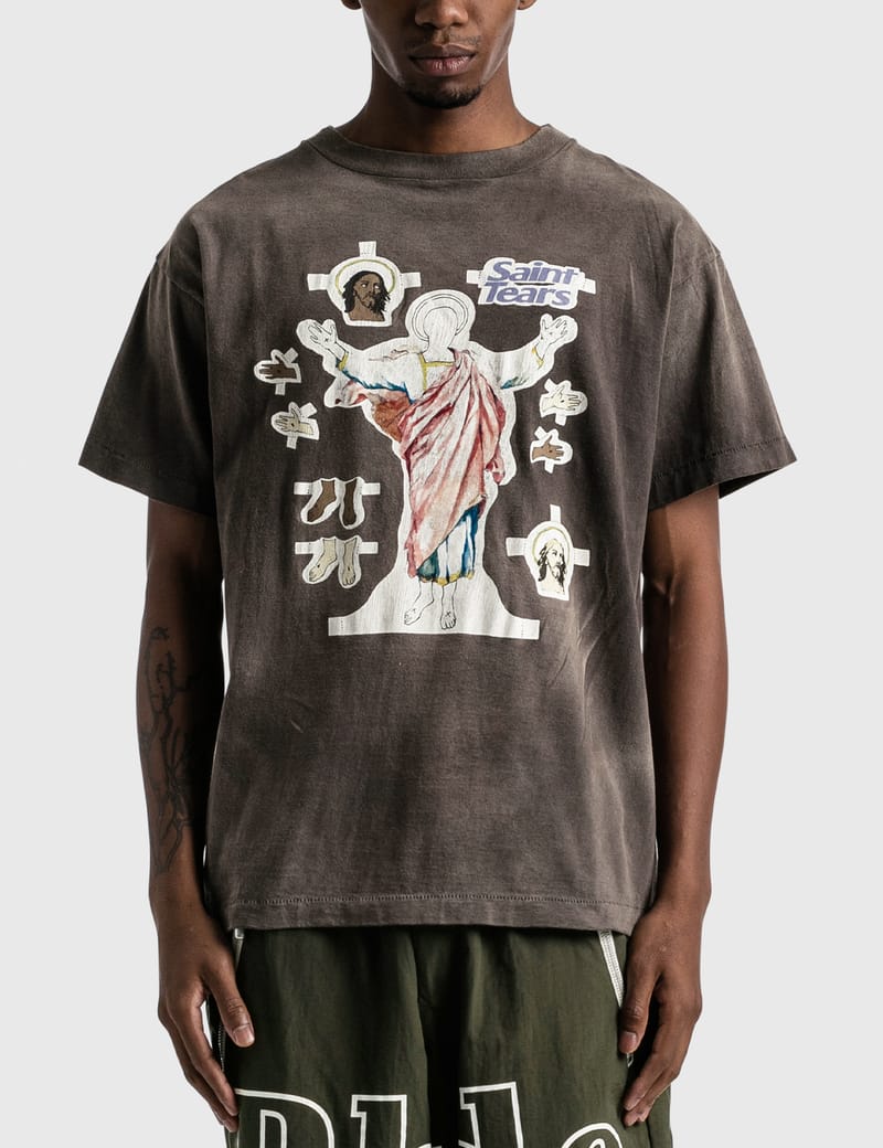 Saint Michael - Denim Tears Yes T-shirt | HBX - Globally Curated