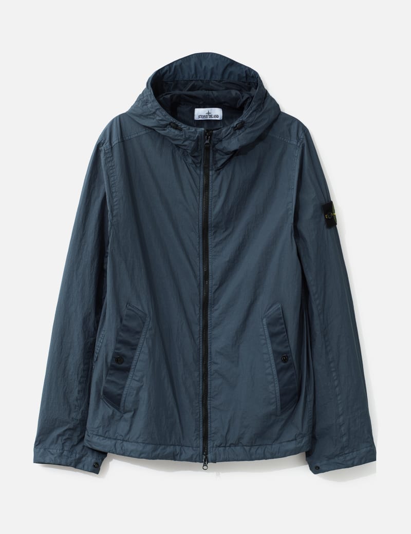 Stone /ナイロンジャケット/フード/ストーンアイランド garment-dyed-crinkle-reps-ny-