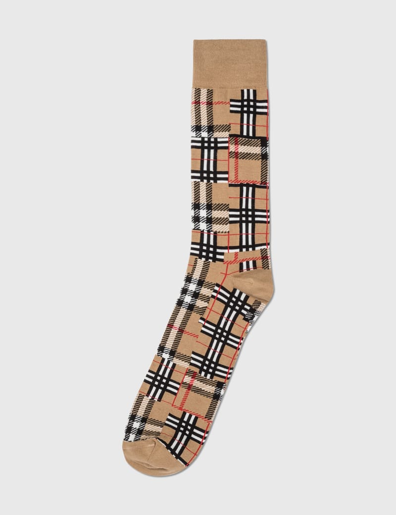 Burberry outlet pattern socks