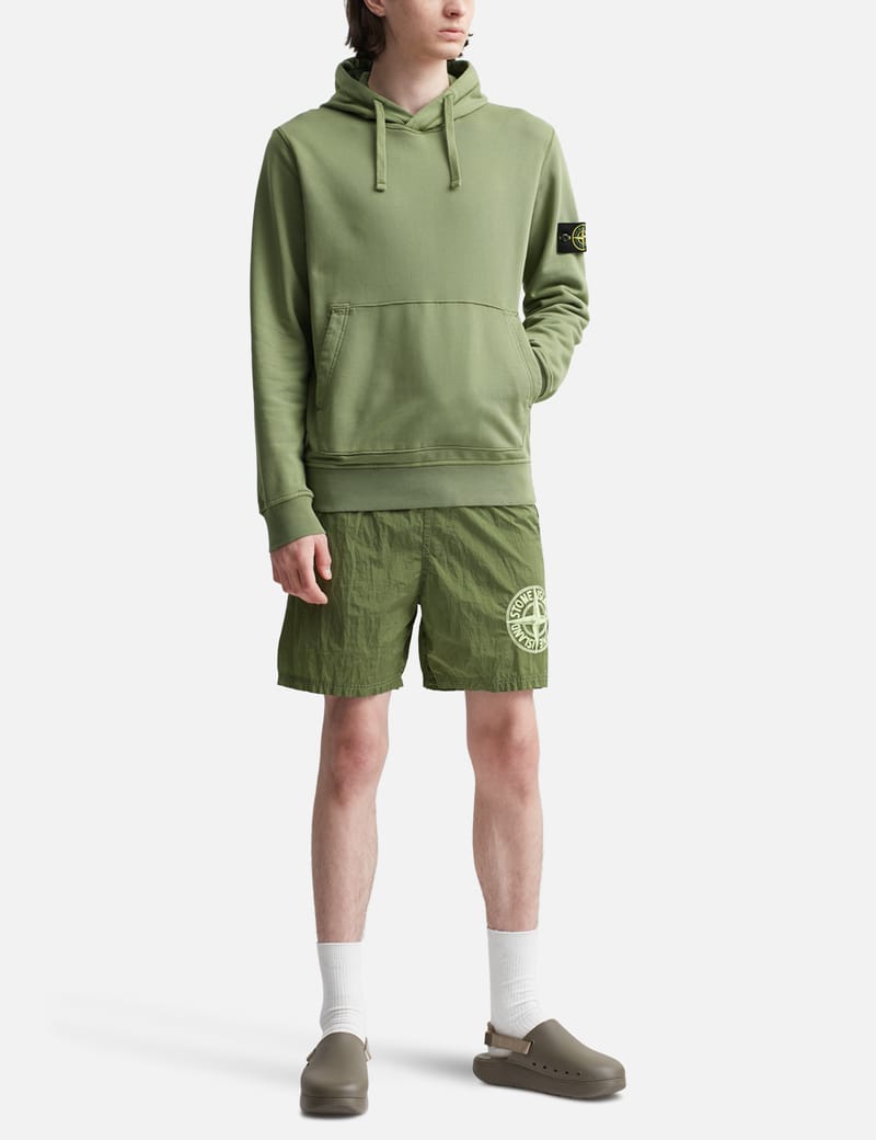 Stone island hoodie and hot sale shorts