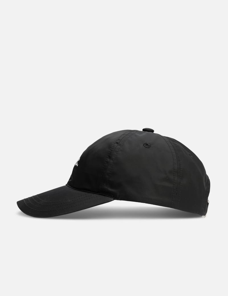 A.P.C. Charlie Baseball Cap - ロゴプリントのブラック6パネル