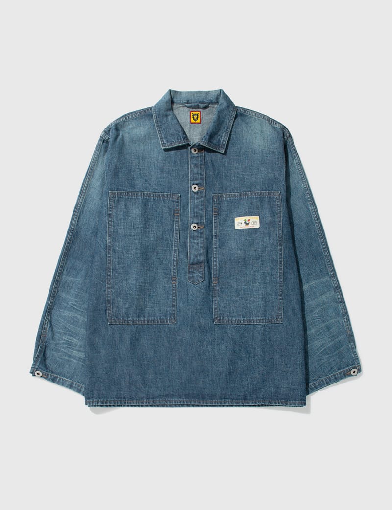 Human Made - Denim Work Shirt | HBX - Globally Curated Fashion and