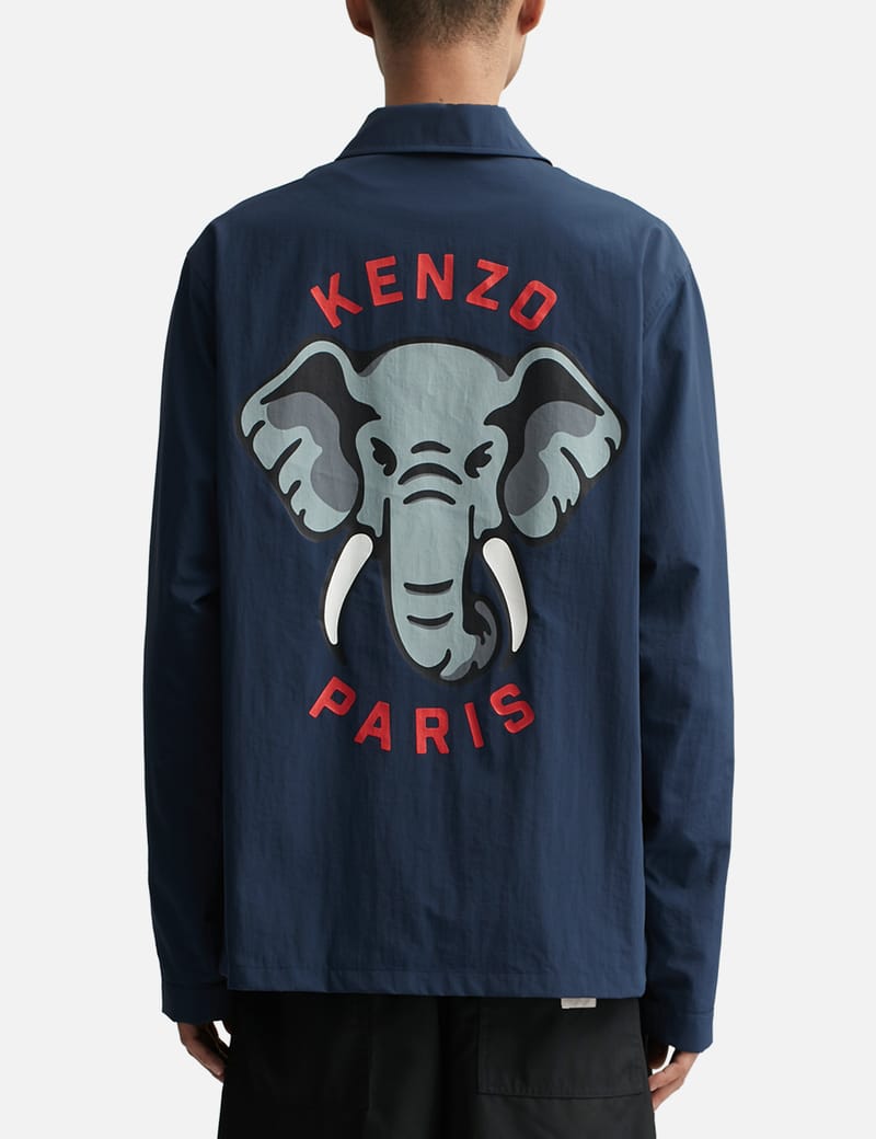 KENZO ネイビー コーチジャケット KEN ZO LIGHT COACH JACKET / BLUE | detail-online-store