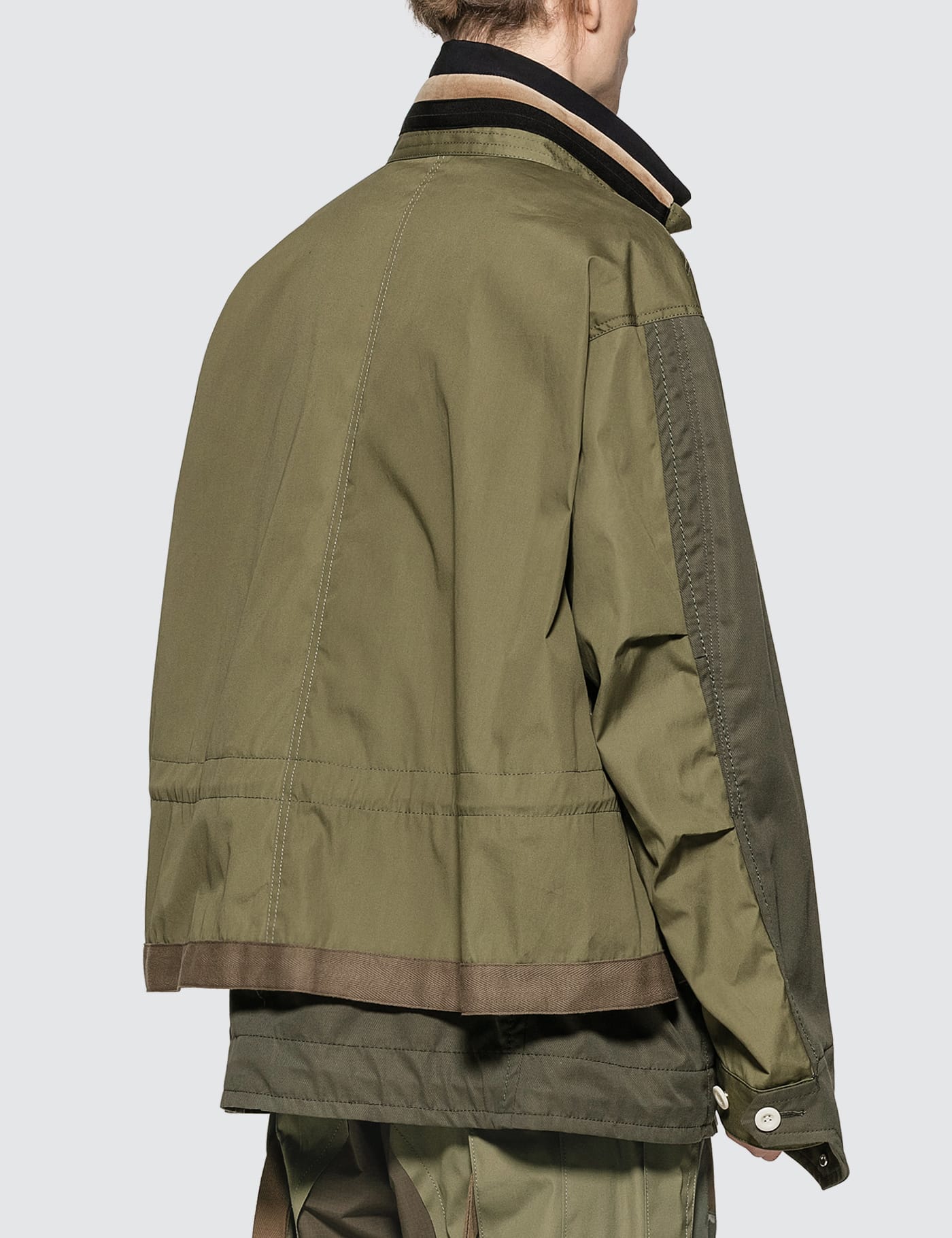 Sacai - Fabric Combo Jacket | HBX - Globally Curated Fashion and Lifestyle  by Hypebeast