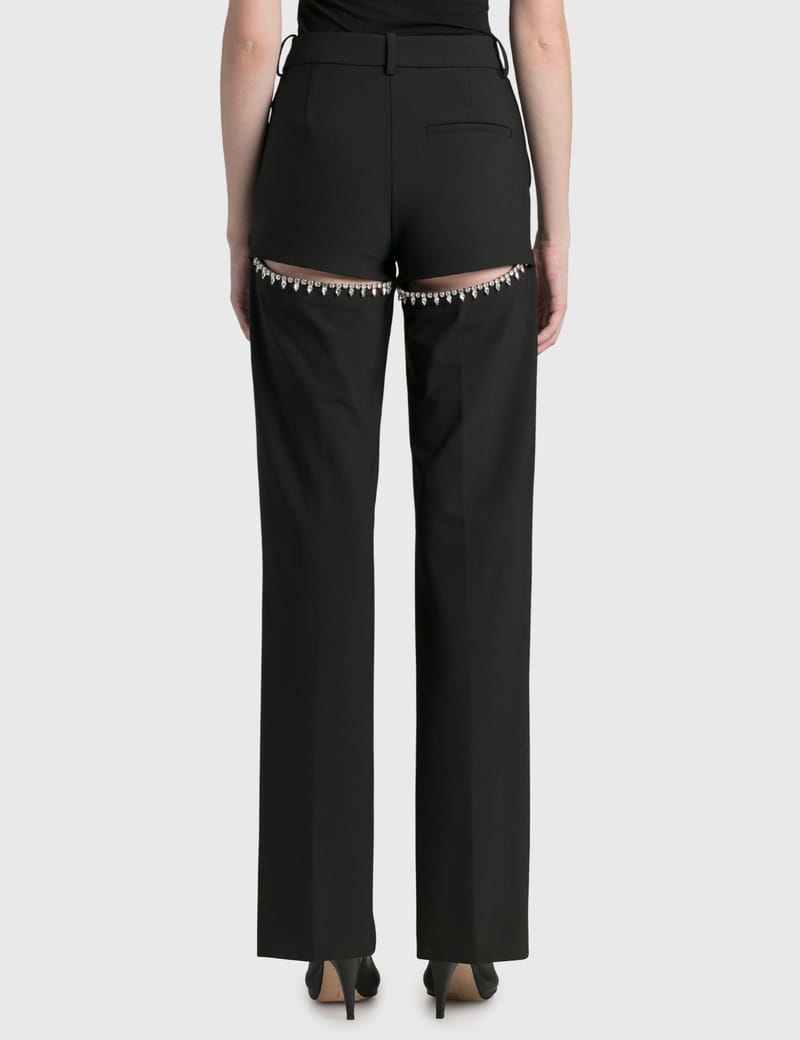 Area - Crystal Back Slit Pants | HBX - Globally Curated Fashion